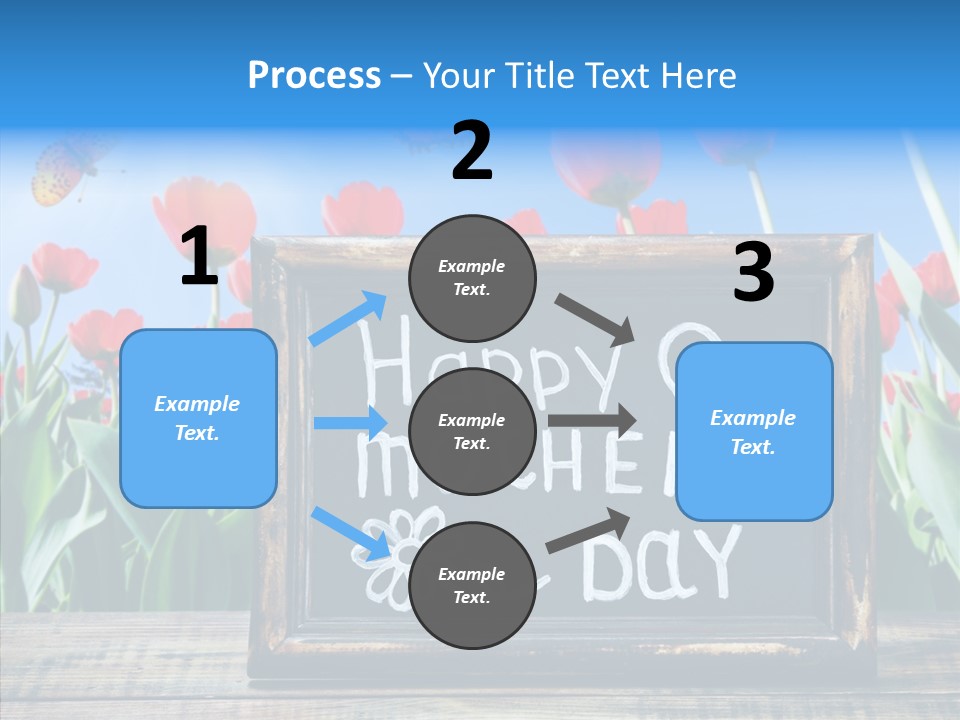 Floral Card Butterfly PowerPoint Template