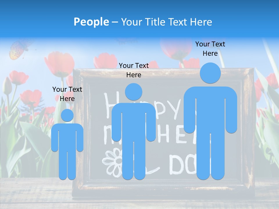 Floral Card Butterfly PowerPoint Template