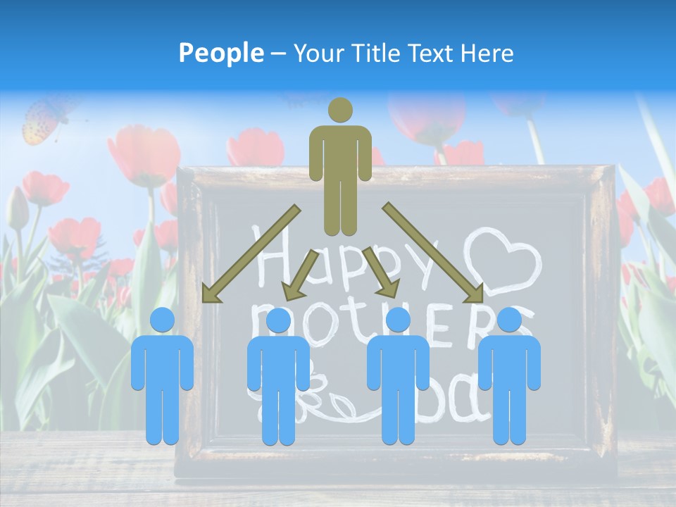 Floral Card Butterfly PowerPoint Template