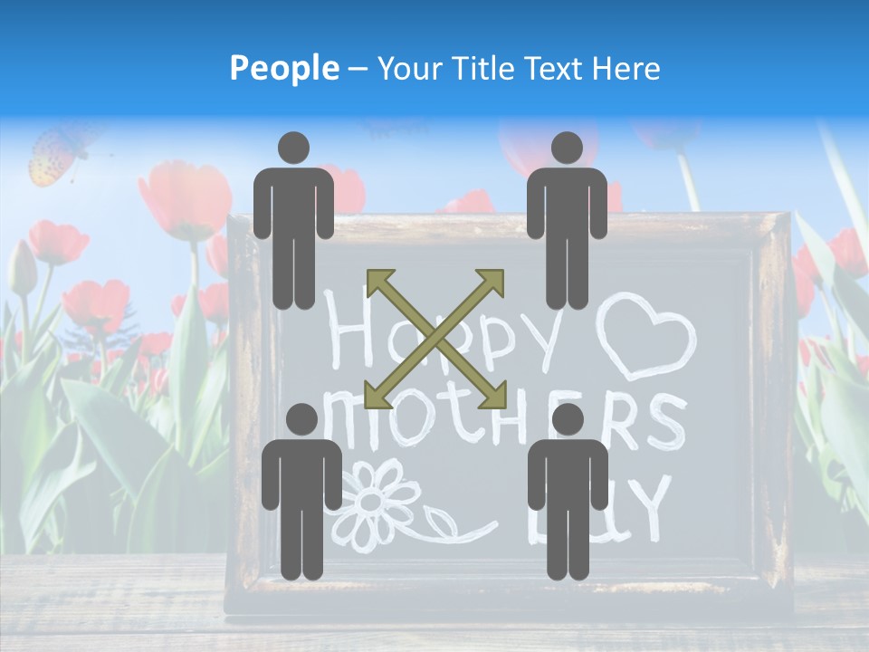 Floral Card Butterfly PowerPoint Template