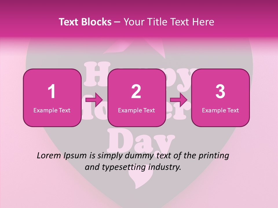 Pink Polka Dot Heart Shape PowerPoint Template