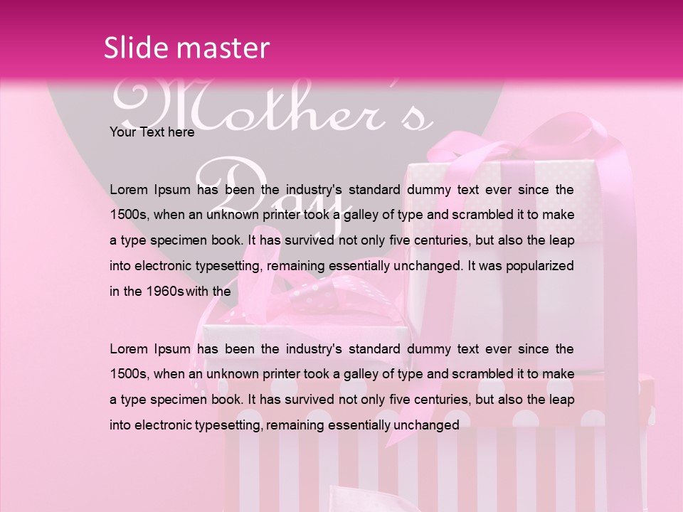 Treasure Gift Special PowerPoint Template