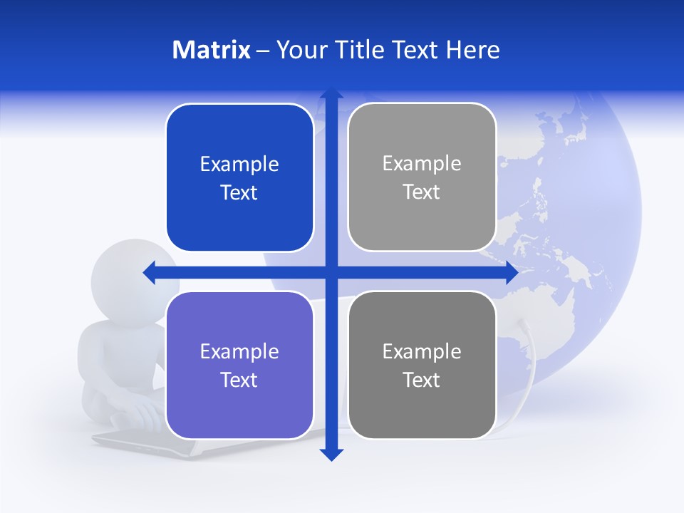Small Earth People PowerPoint Template