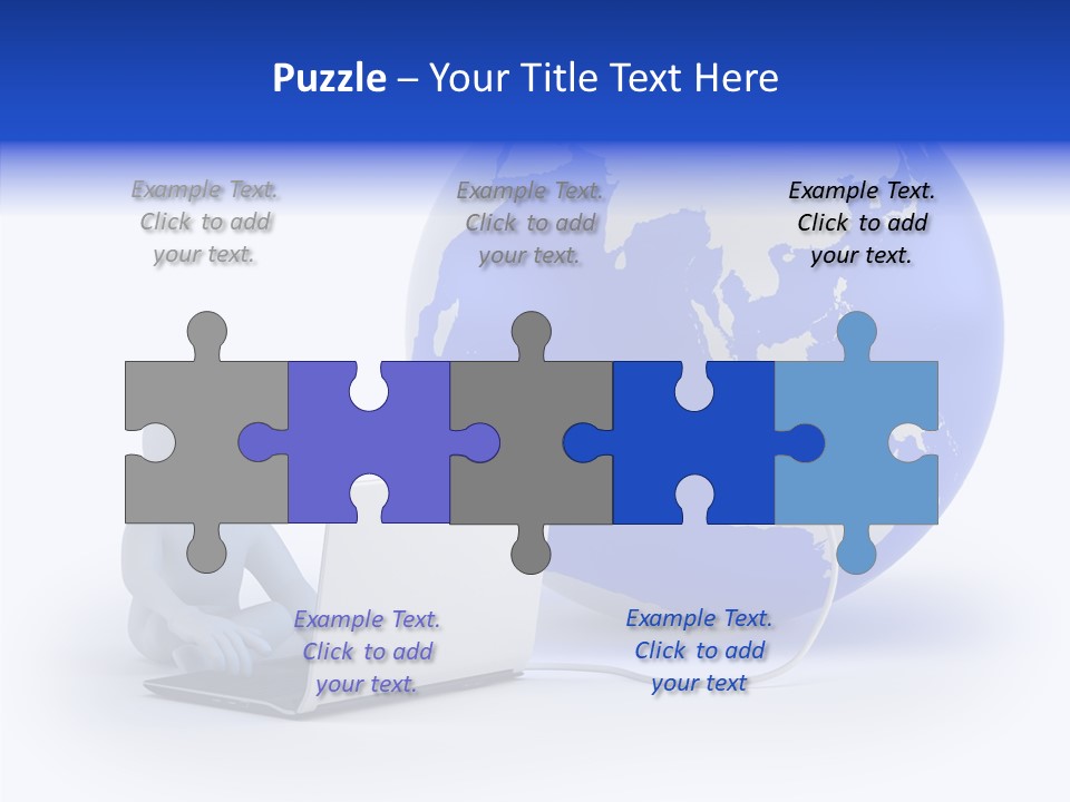 Small Earth People PowerPoint Template