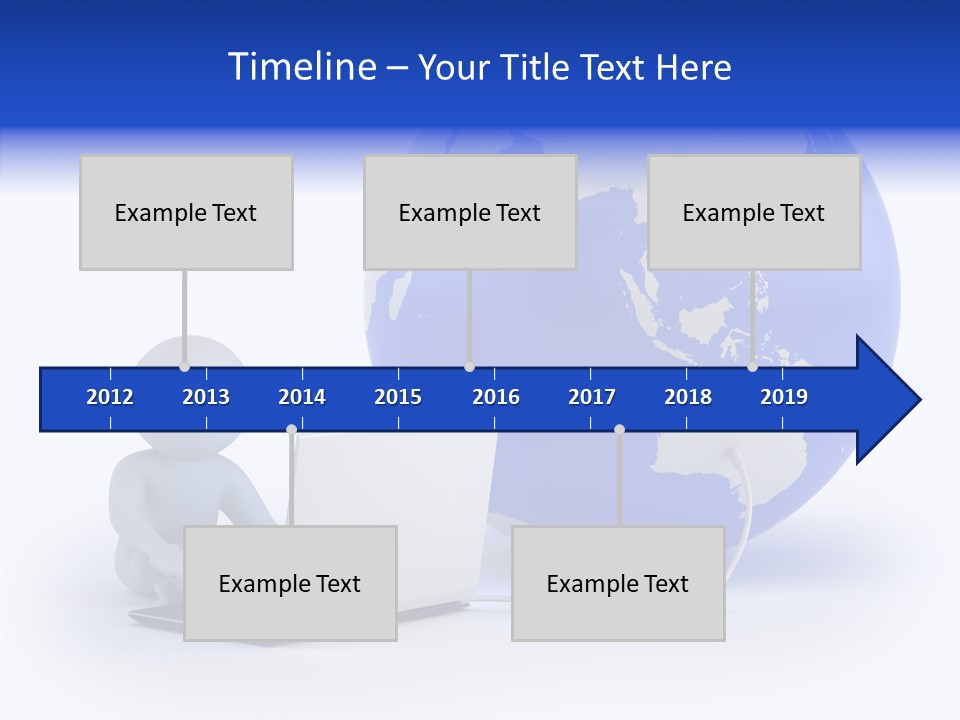 Small Earth People PowerPoint Template