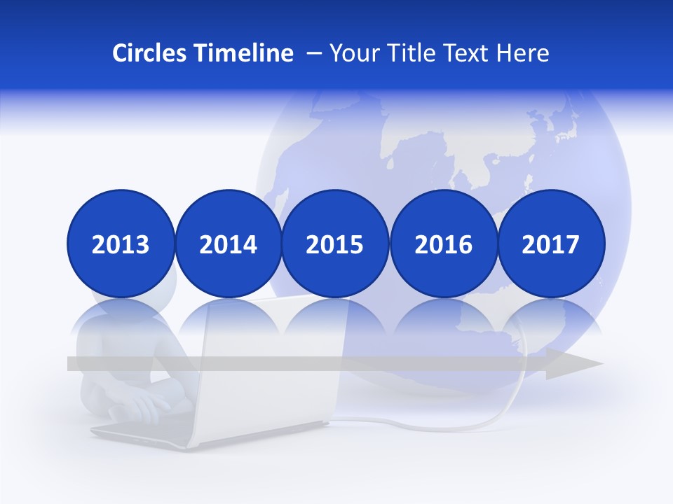 Small Earth People PowerPoint Template