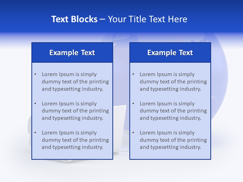 Small Earth People PowerPoint Template