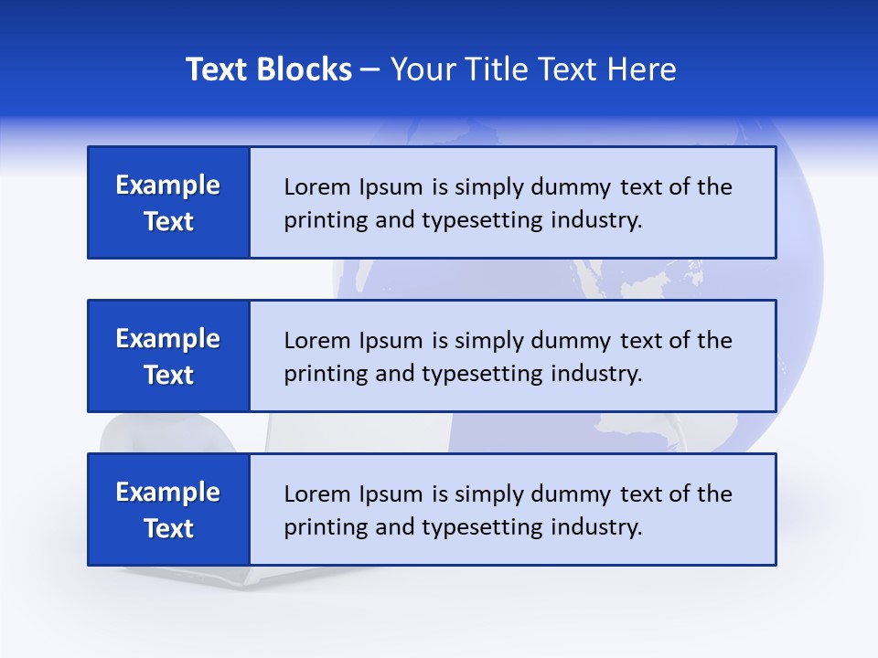 Small Earth People PowerPoint Template