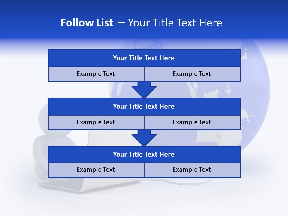 Small Earth People PowerPoint Template