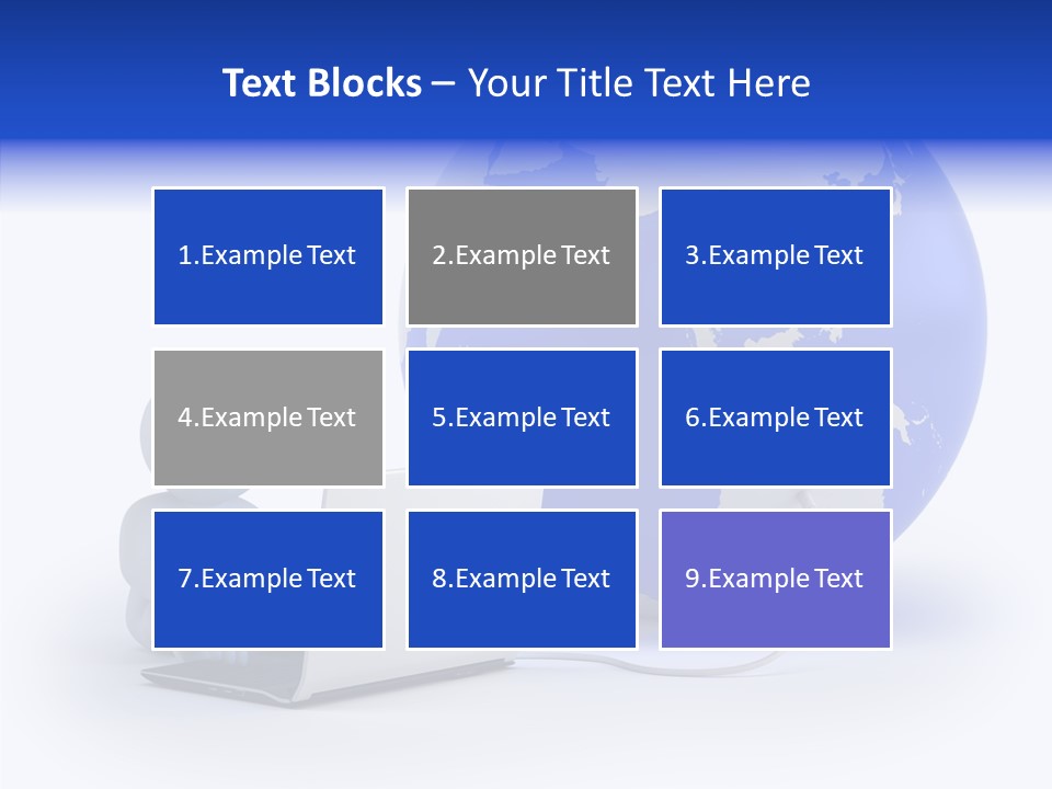 Small Earth People PowerPoint Template