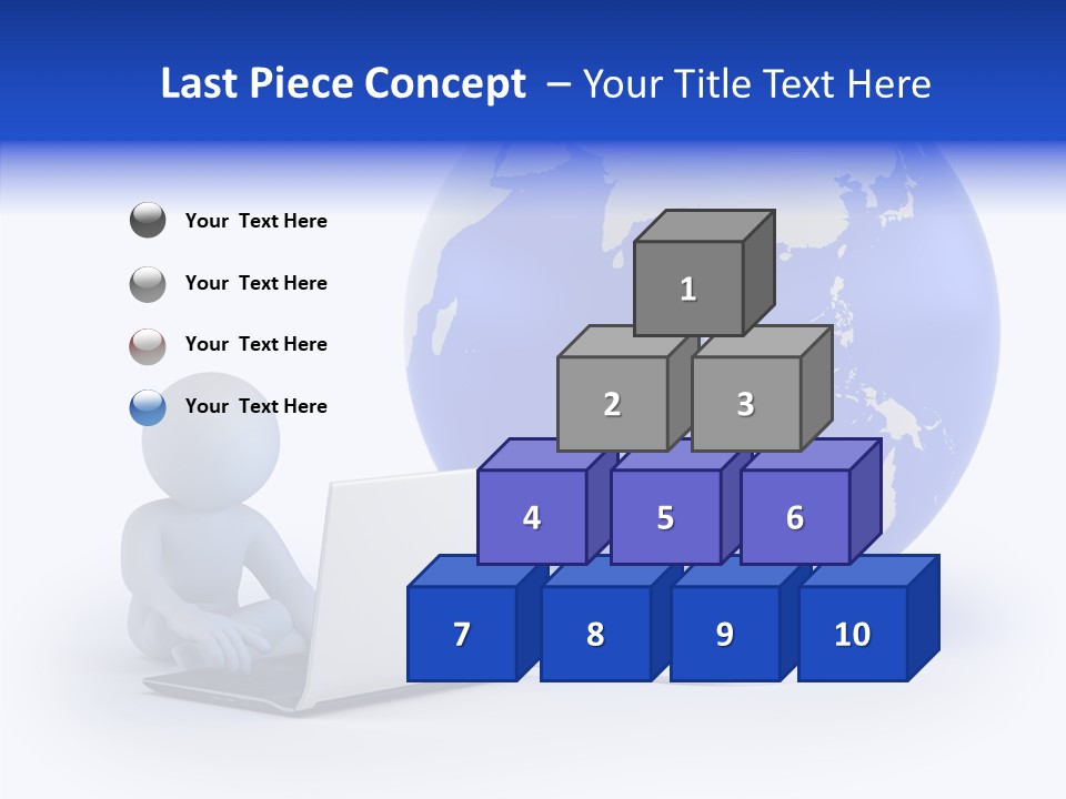 Small Earth People PowerPoint Template