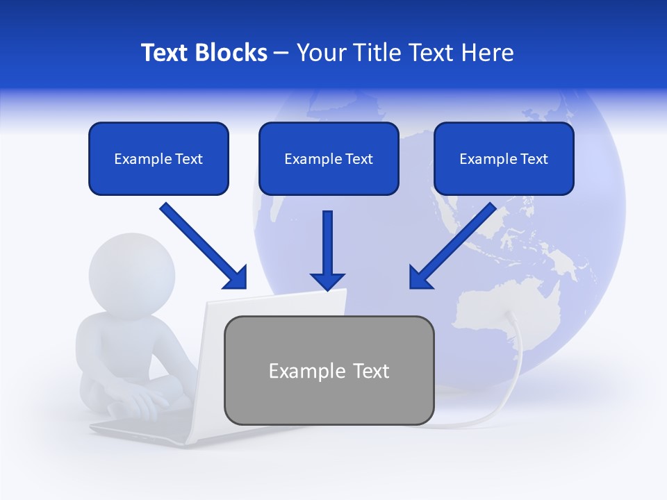 Small Earth People PowerPoint Template