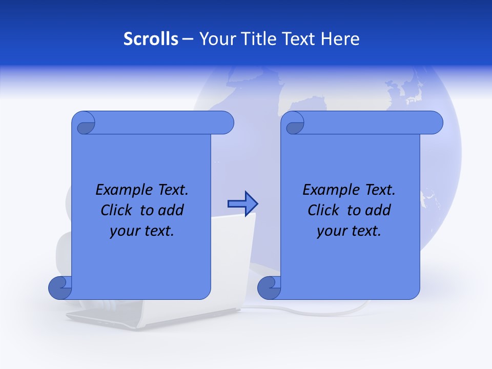 Small Earth People PowerPoint Template