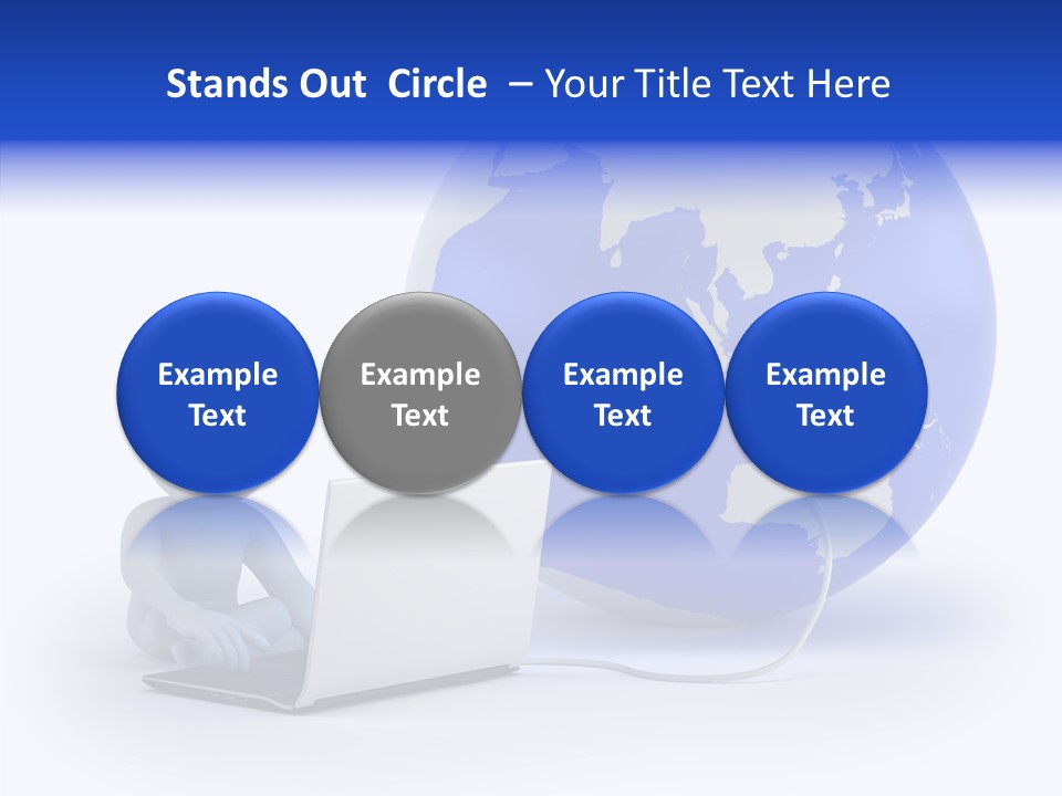 Small Earth People PowerPoint Template