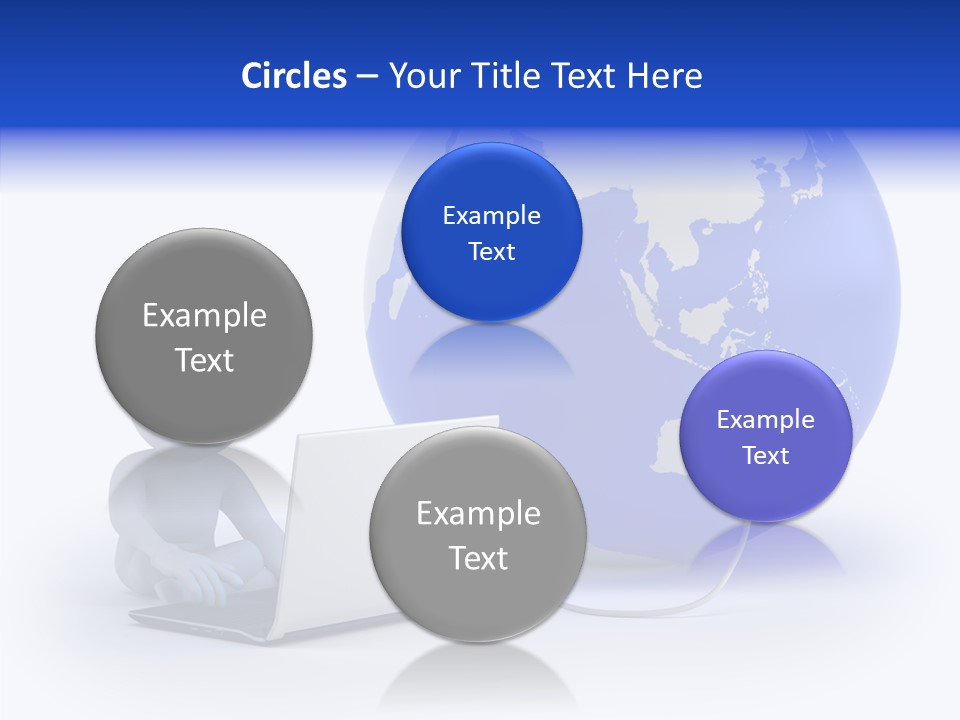 Small Earth People PowerPoint Template