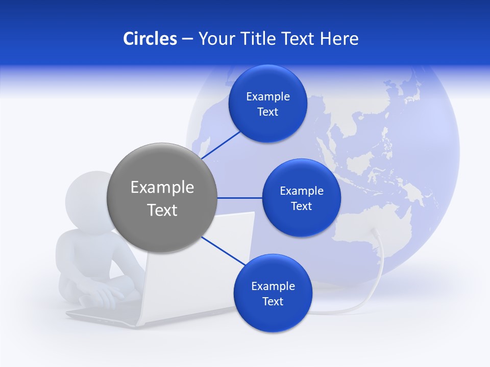 Small Earth People PowerPoint Template