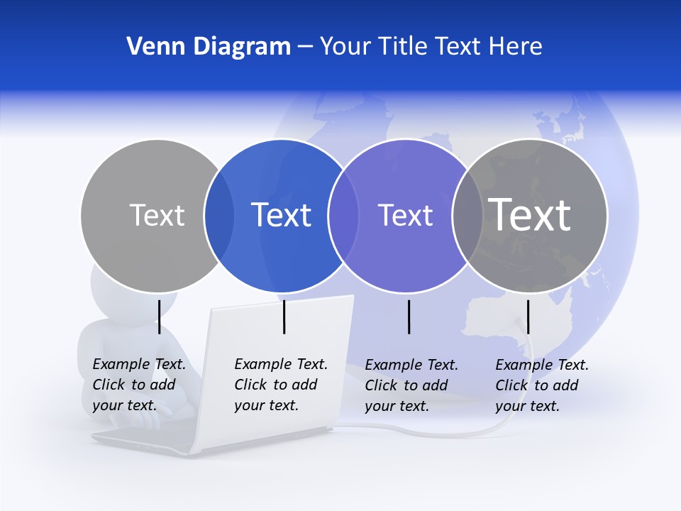 Small Earth People PowerPoint Template