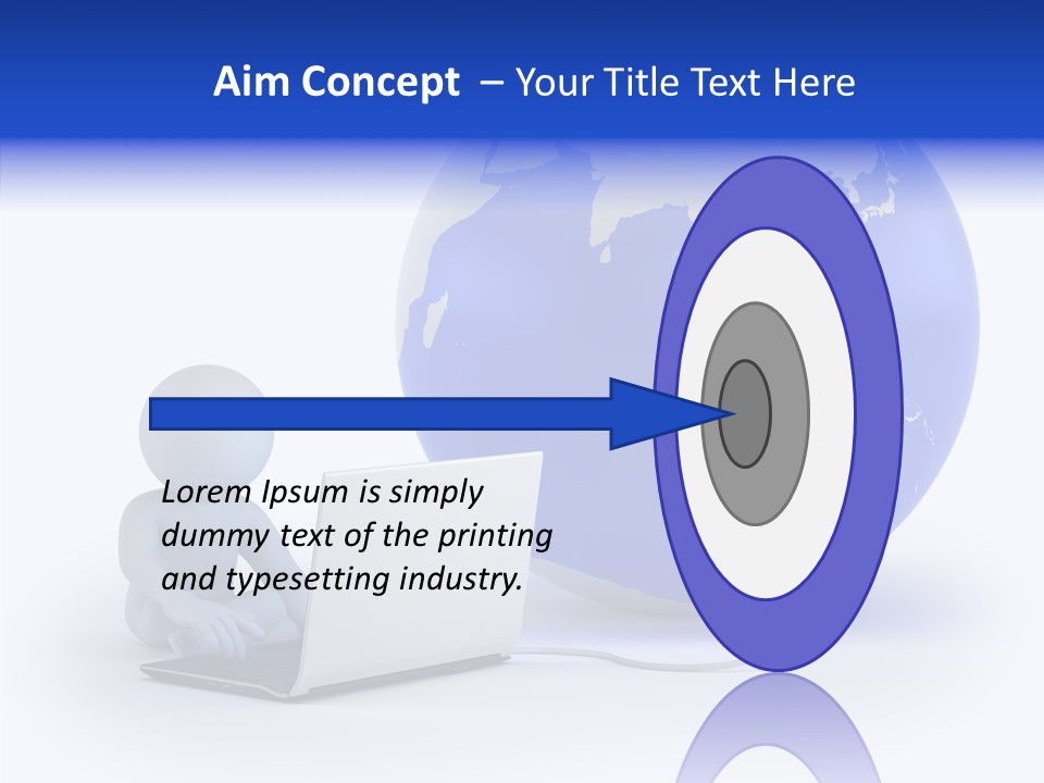 Small Earth People PowerPoint Template