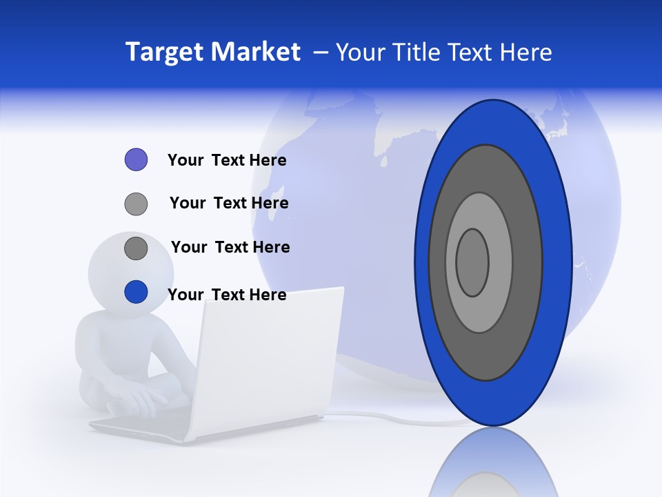 Small Earth People PowerPoint Template