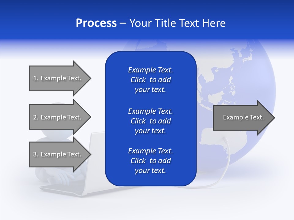 Small Earth People PowerPoint Template