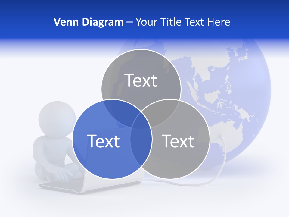 Small Earth People PowerPoint Template