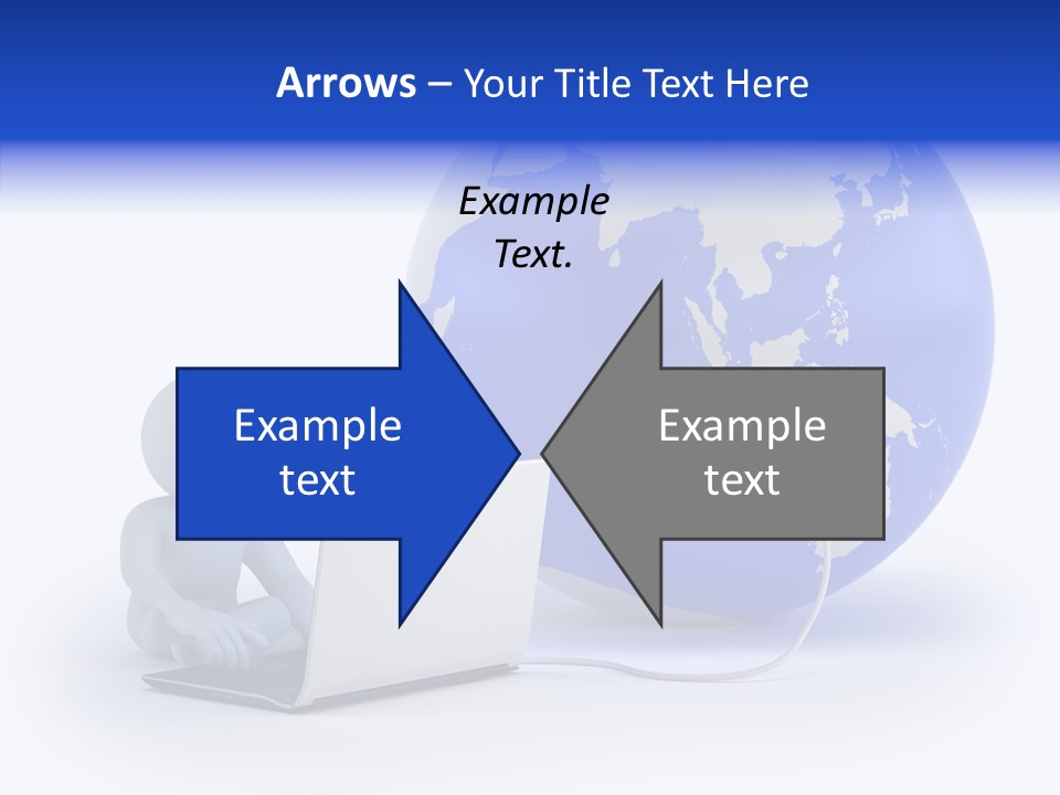 Small Earth People PowerPoint Template
