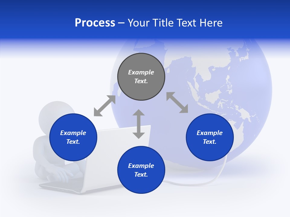 Small Earth People PowerPoint Template