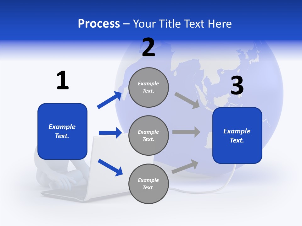 Small Earth People PowerPoint Template
