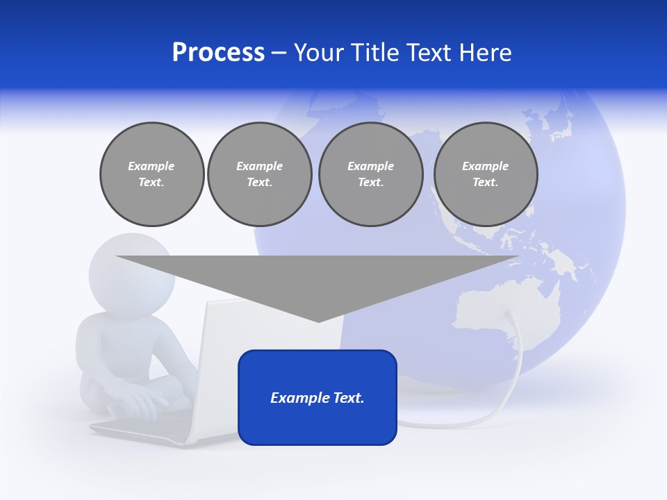 Small Earth People PowerPoint Template