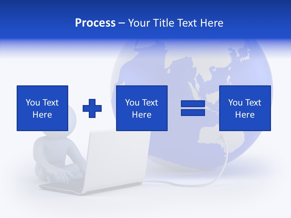 Small Earth People PowerPoint Template