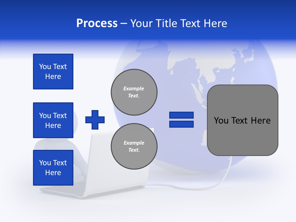 Small Earth People PowerPoint Template