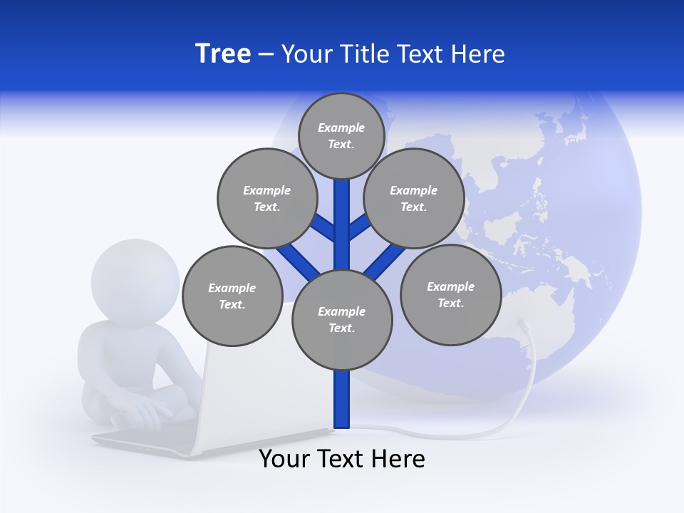 Small Earth People PowerPoint Template