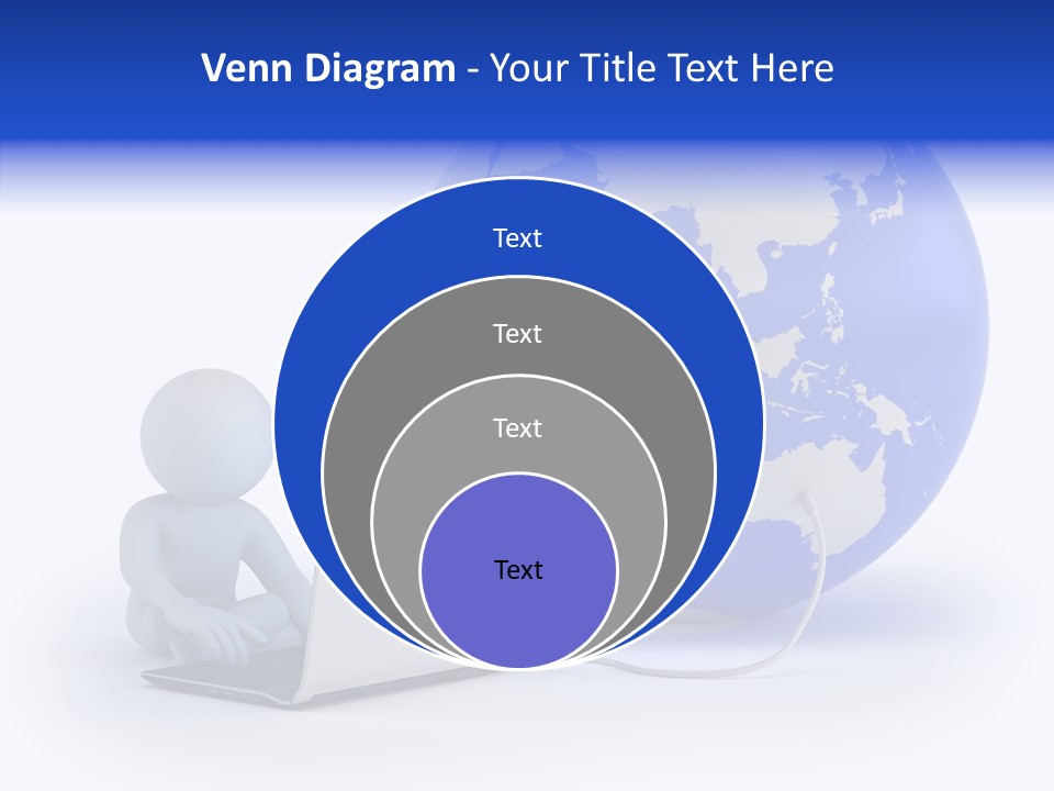 Small Earth People PowerPoint Template
