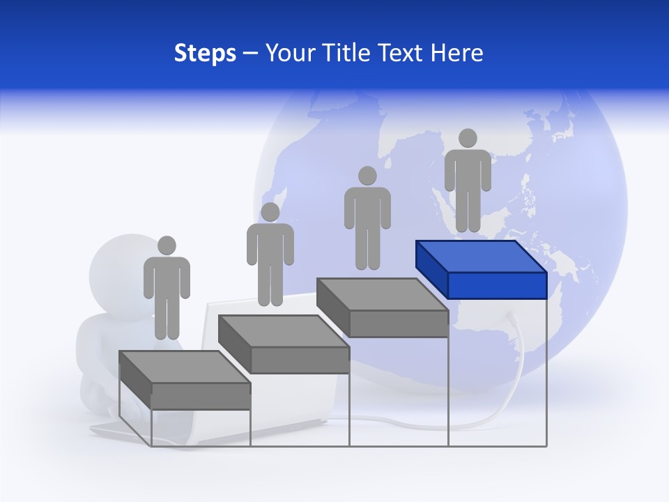 Small Earth People PowerPoint Template