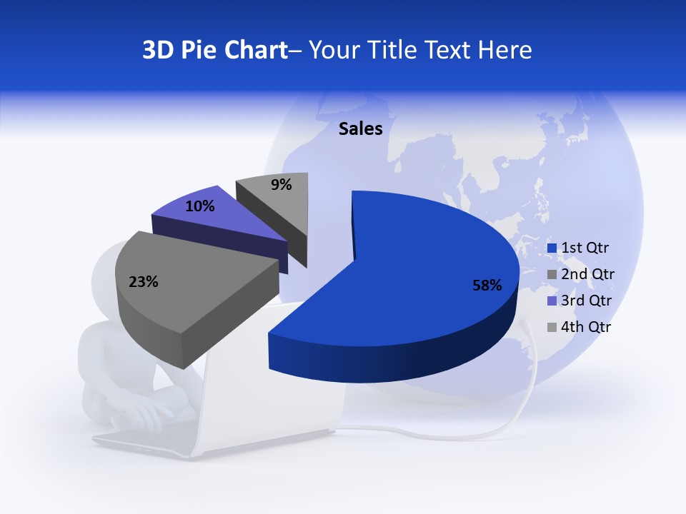 Small Earth People PowerPoint Template