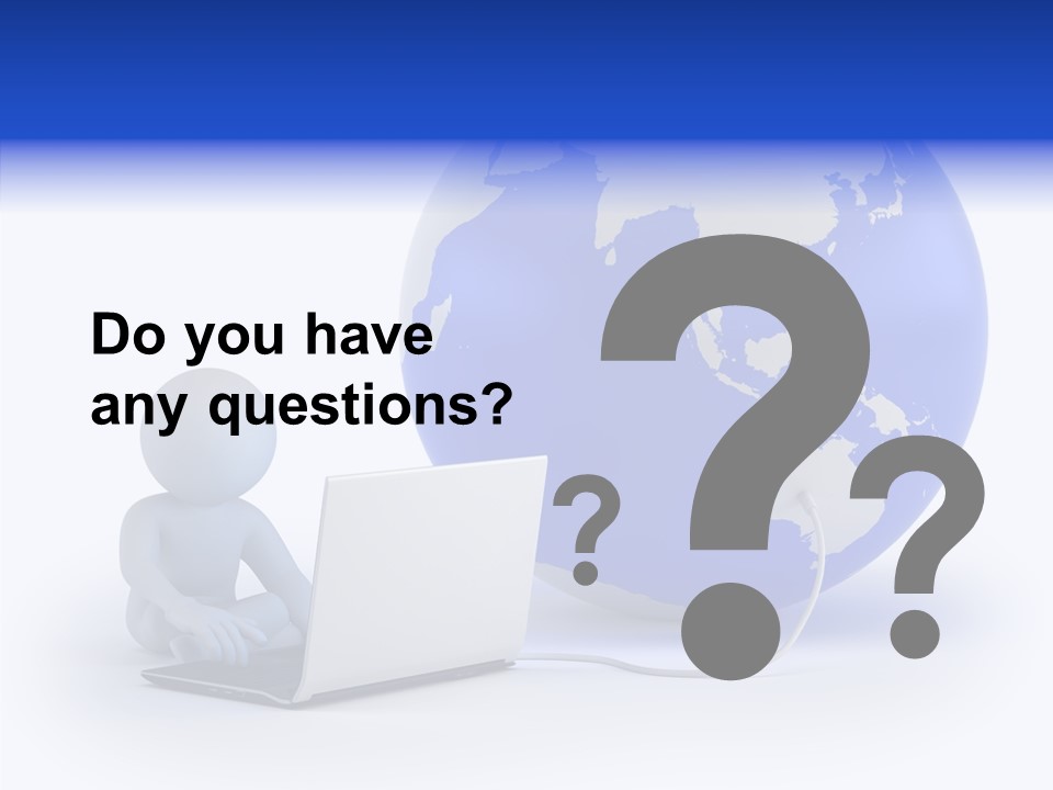 Small Earth People PowerPoint Template