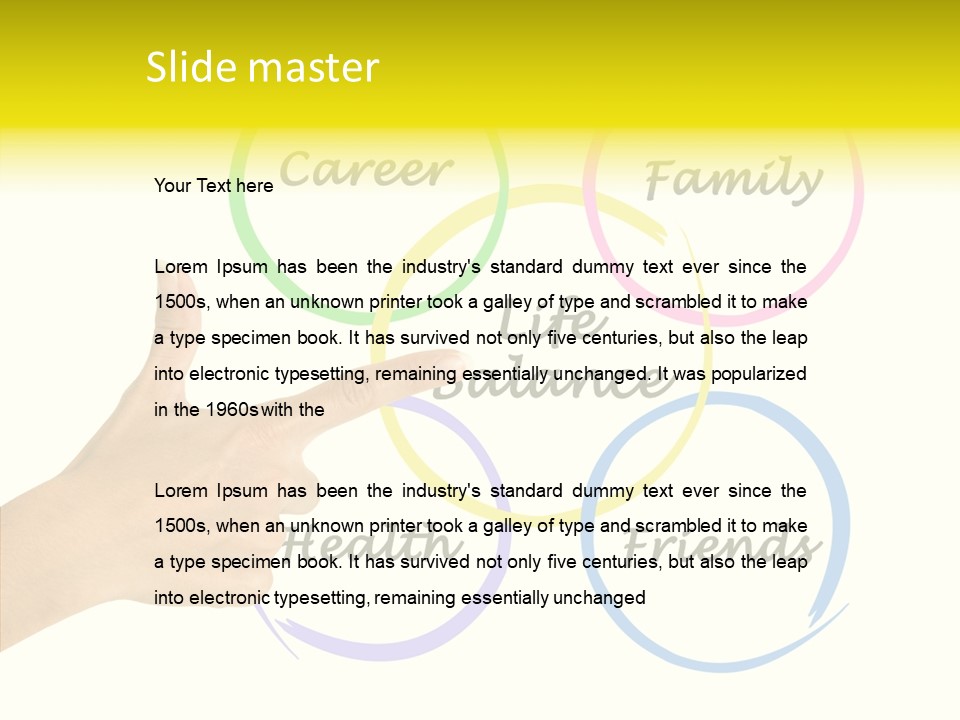 Arm Career Life PowerPoint Template