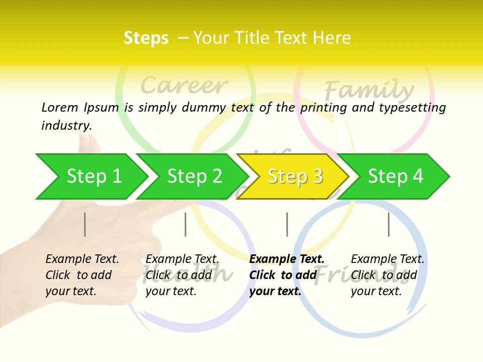 Arm Career Life PowerPoint Template