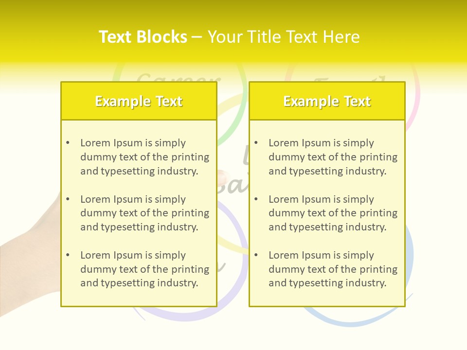 Arm Career Life PowerPoint Template