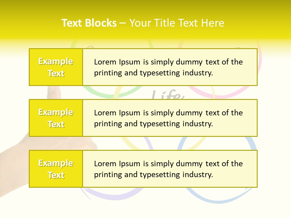 Arm Career Life PowerPoint Template