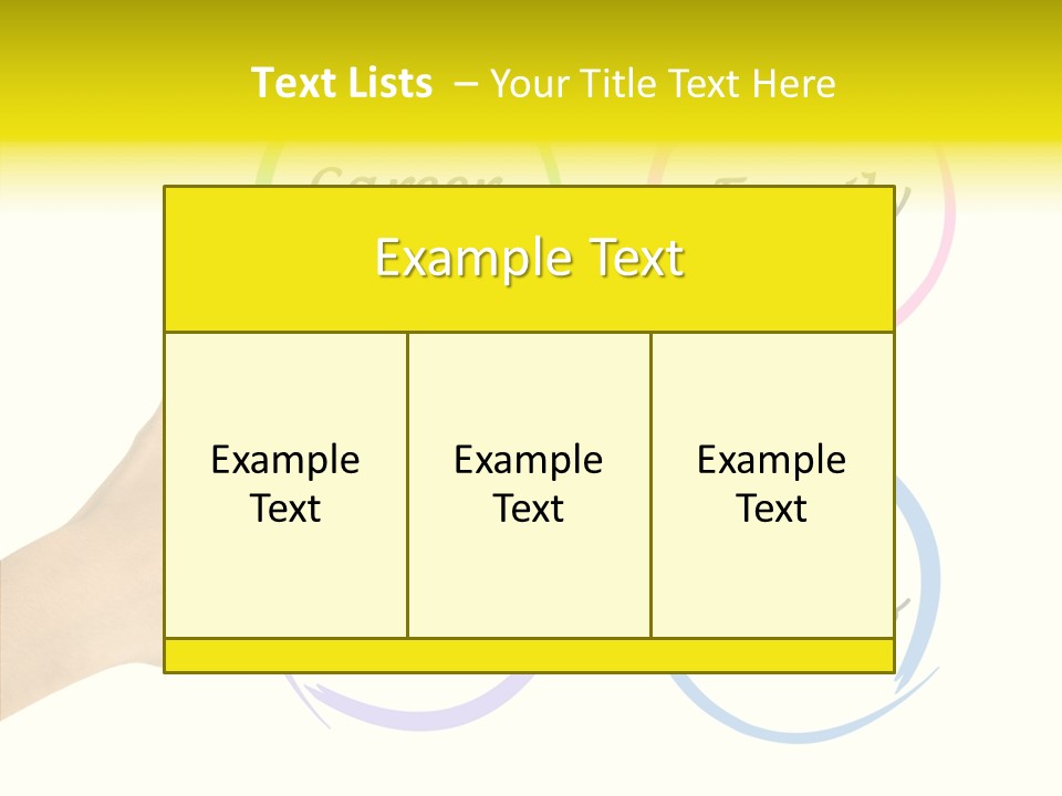 Arm Career Life PowerPoint Template