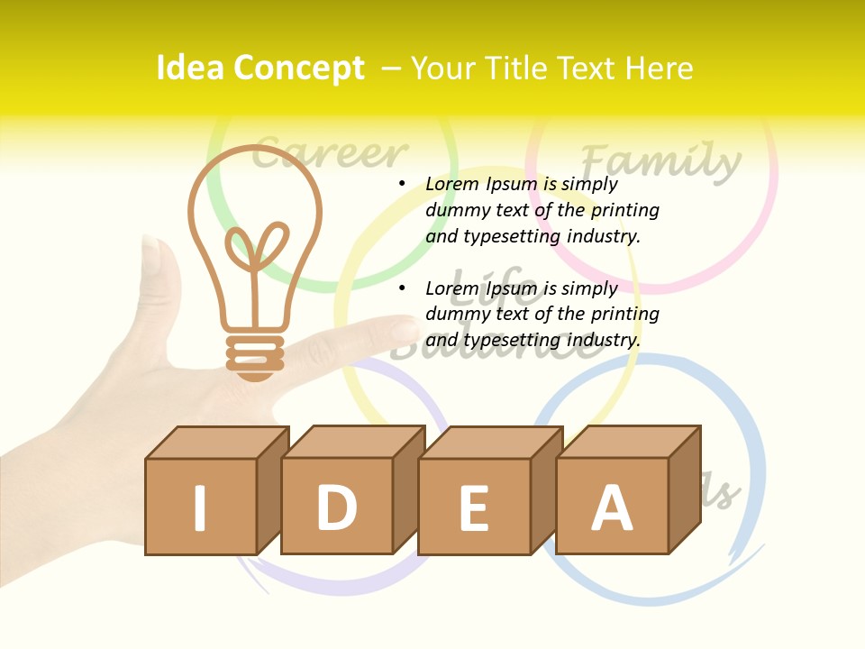 Arm Career Life PowerPoint Template