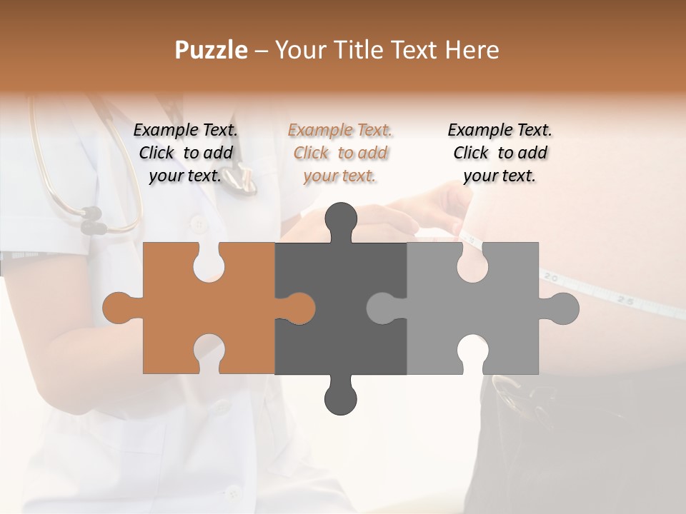 Doctor Aged Stomach PowerPoint Template