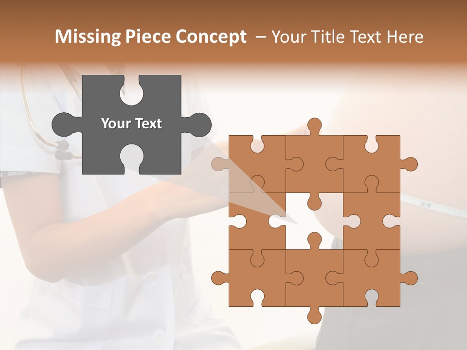 Doctor Aged Stomach PowerPoint Template