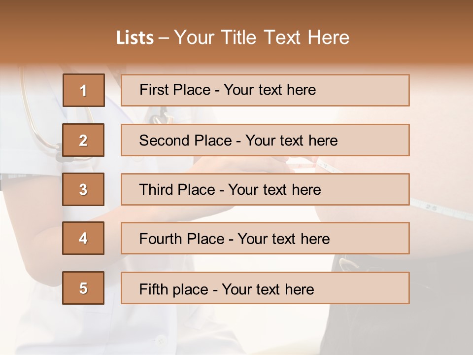 Doctor Aged Stomach PowerPoint Template