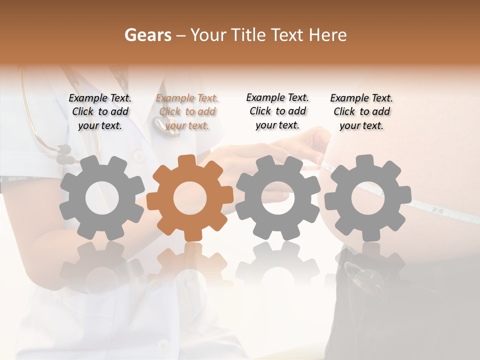 Doctor Aged Stomach PowerPoint Template