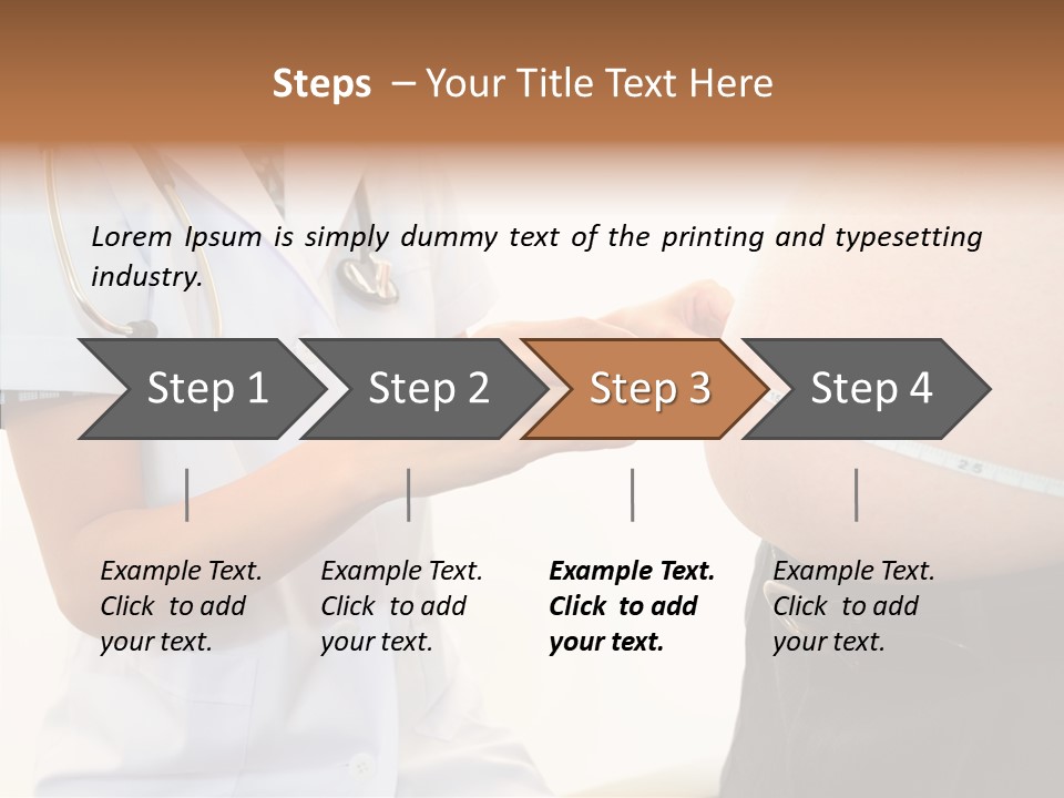 Doctor Aged Stomach PowerPoint Template