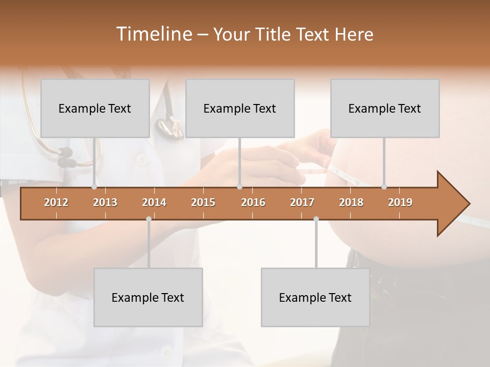 Doctor Aged Stomach PowerPoint Template