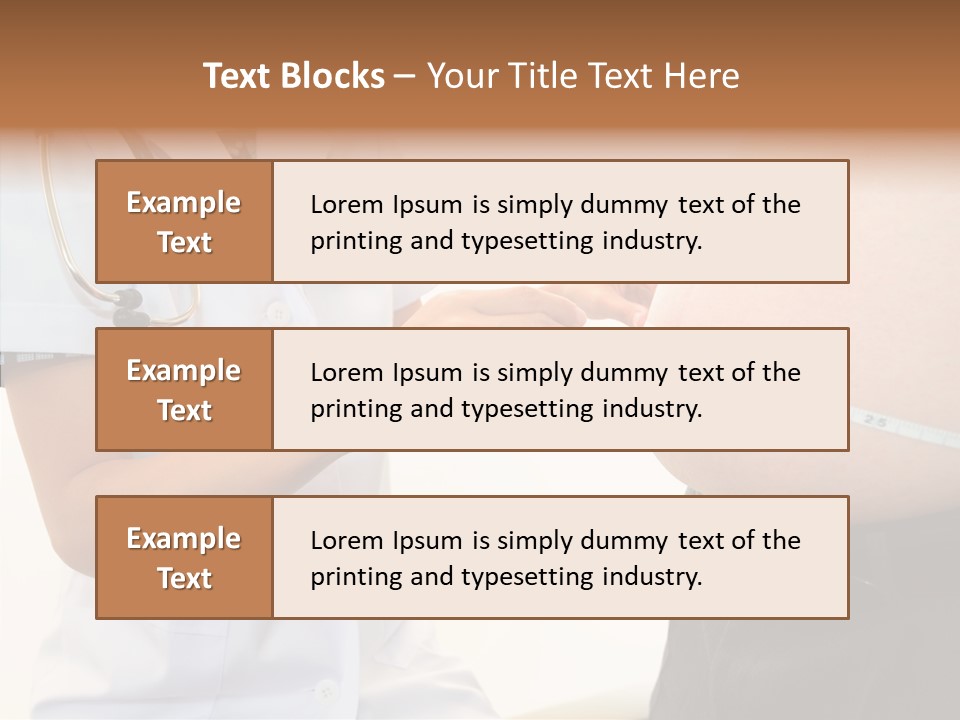 Doctor Aged Stomach PowerPoint Template