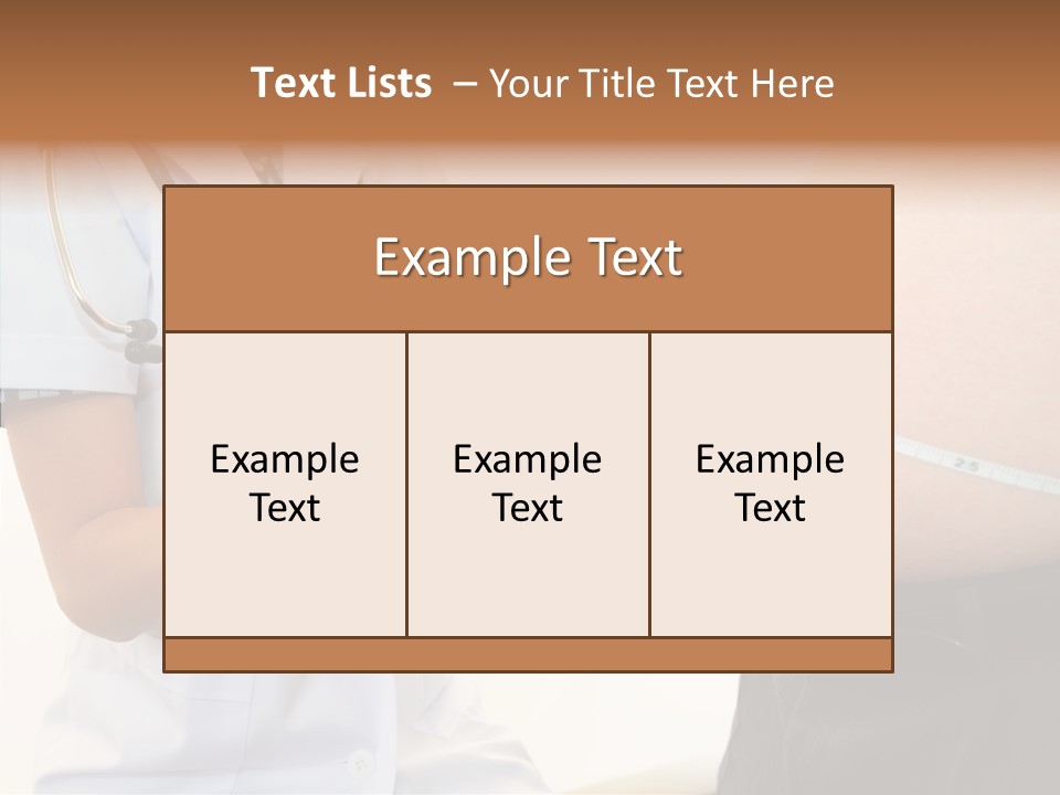 Doctor Aged Stomach PowerPoint Template